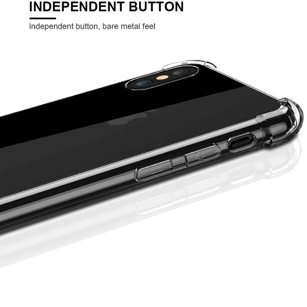 Husa de protectie Techsuit Shockproof Clear Silicone compatibil cu iPhone XS Max, Transparent