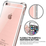 Husa de protectie Techsuit Shockproof Clear Silicone compatibil cu iPhone 7 / iPhone 8 / iPhone SE 2, SE 2020 / iPhone SE 3, SE 2022, Transparent