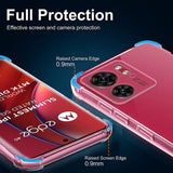 Husa de protectie Techsuit Shockproof Clear Silicone compatibil cu Motorola Edge 40 / Edge (2023), Transparent