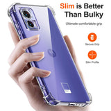 Husa de protectie Techsuit Shockproof Clear Silicone compatibil cu Motorola Edge 30 Neo, Transparent