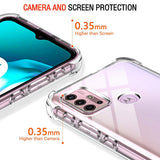 Husa de protectie Techsuit Shockproof Clear Silicone compatibil cu Motorola Moto G10 / Moto G20 / Moto G30, Transparent