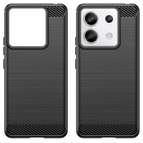 Husa de protectie Techsuit Carbon Silicone compatibil cu Xiaomi Redmi 13C 4G / Redmi 13C 5G / Poco C65, Negru