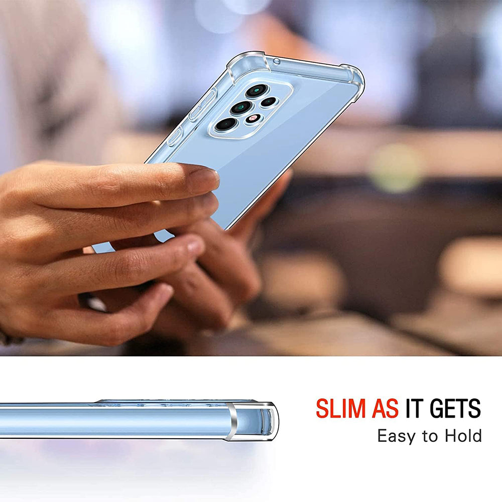 Husa de protectie Techsuit Shockproof Clear Silicone compatibil cu Samsung Galaxy A33 5G, Transparent