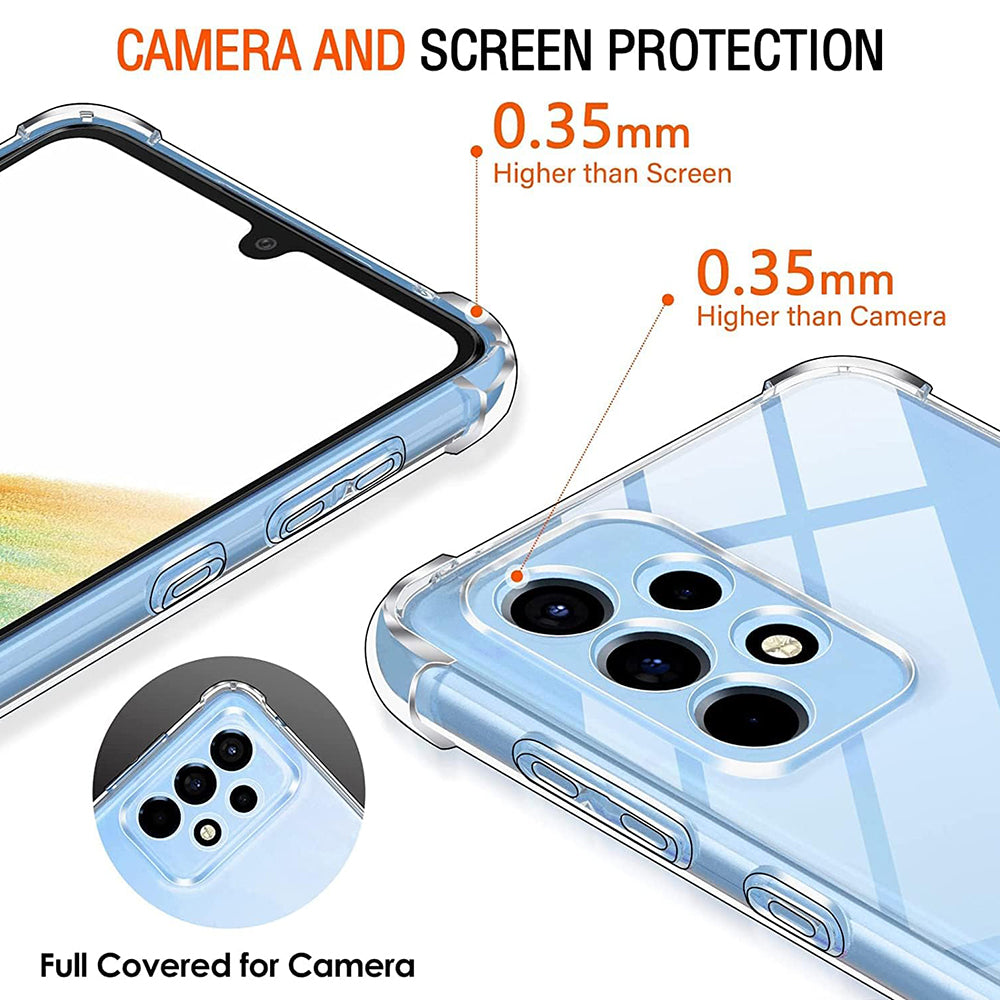 Husa de protectie Techsuit Shockproof Clear Silicone compatibil cu Samsung Galaxy A33 5G, Transparent