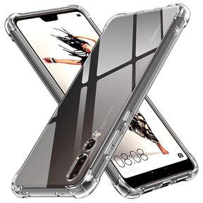 Husa de protectie Techsuit Shockproof Clear Silicone compatibil cu Huawei P20 Pro, Transparent