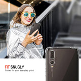 Husa de protectie Techsuit Shockproof Clear Silicone compatibil cu Huawei P20 Pro, Transparent