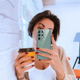 Husa de protectie Techsuit Shockproof Clear Silicone compatibil cu Samsung Galaxy S24 Ultra, Transparent