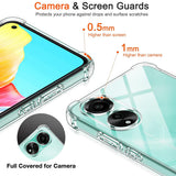 Husa de protectie Techsuit Shockproof Clear Silicone compatibil cu Oppo A78 4G, Transparent