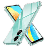Husa de protectie Techsuit Shockproof Clear Silicone compatibil cu Oppo A78 4G, Transparent