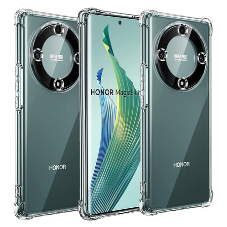 Husa de protectie Techsuit Shockproof Clear Silicone compatibil cu Honor Magic5 Lite, Transparent