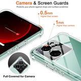 Husa de protectie Techsuit Shockproof Clear Silicone compatibil cu Xiaomi 13T / 13T Pro, Transparent