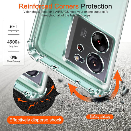 Husa de protectie Techsuit Shockproof Clear Silicone compatibil cu Xiaomi 13T / 13T Pro, Transparent
