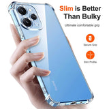 Husa de protectie Techsuit Shockproof Clear Silicone compatibil cu Xiaomi Redmi 12 4G / 12 5G, Transparent