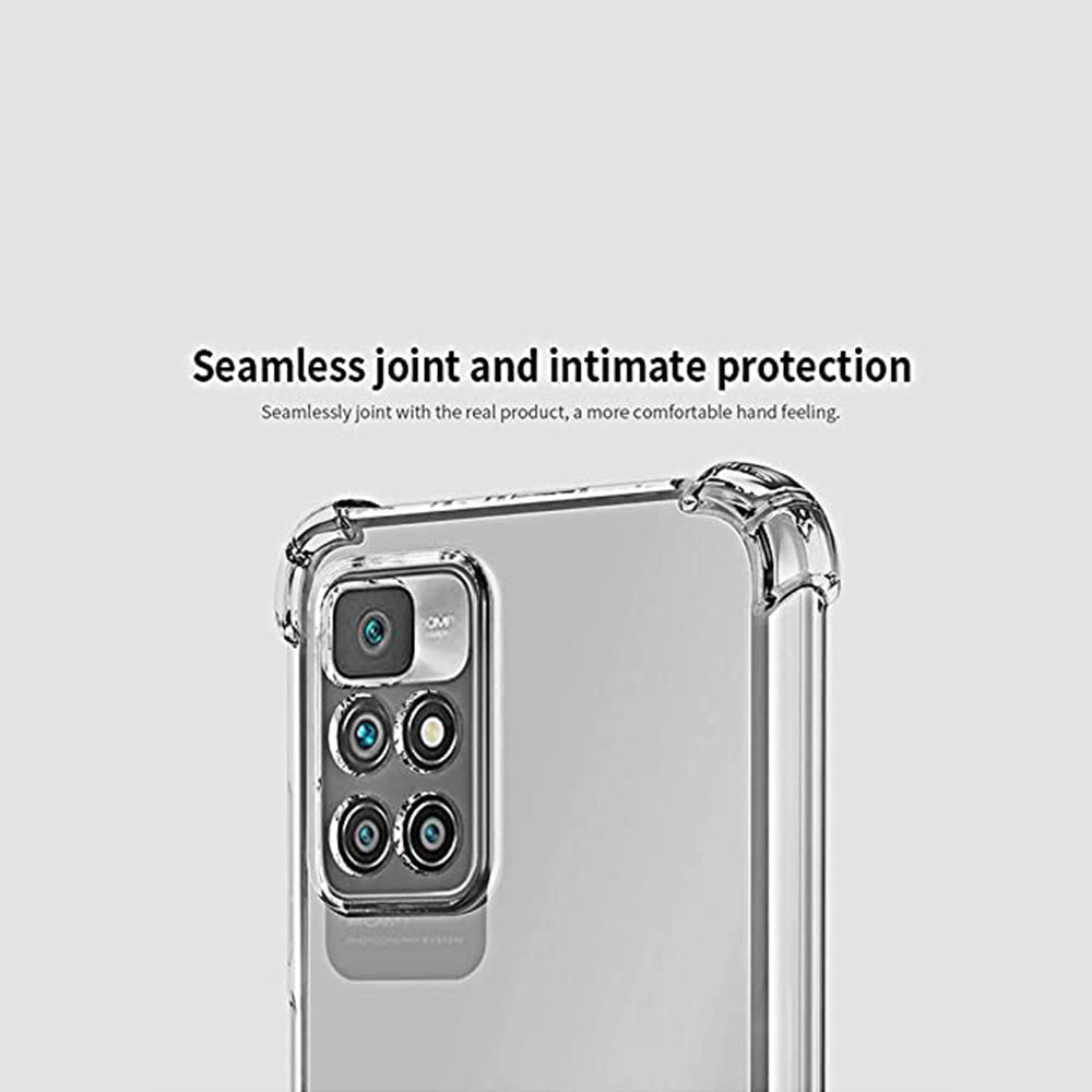 Husa de protectie Techsuit Shockproof Clear Silicone compatibil cu Xiaomi Redmi 10 / Redmi 10 2022, Transparent