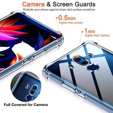 Husa de protectie Techsuit Shockproof Clear Silicone compatibil cu Huawei Mate 10 Pro, Transparent