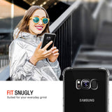 Husa de protectie Techsuit Shockproof Clear Silicone compatibil cu Samsung Galaxy S8 Plus, Transparent