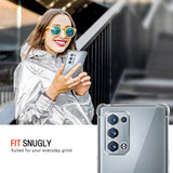Husa de protectie Techsuit Shockproof Clear Silicone compatibil cu Oppo Reno6 Pro 5G (Snapdragon), Transparent
