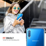 Husa de protectie Techsuit Shockproof Clear Silicone compatibil cu Samsung Galaxy A7 2018, Transparent