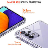 Husa de protectie Techsuit Shockproof Clear Silicone compatibil cu Samsung Galaxy A52 4G / A52 5G / A52s 5G, Transparent