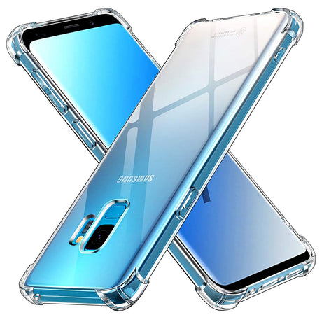 Husa de protectie Techsuit Shockproof Clear Silicone compatibil cu Samsung Galaxy S9, Transparent
