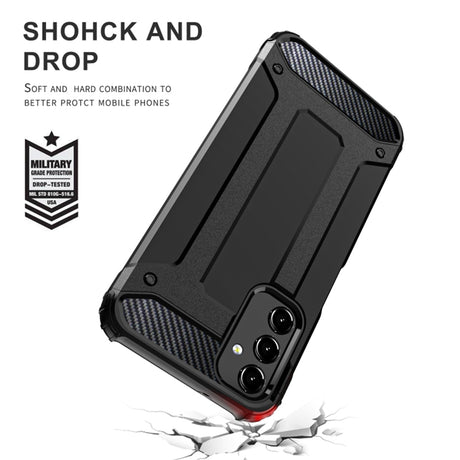 Husa de protectie Techsuit Hybrid Armor compatibil cu Samsung Galaxy A25 5G, Negru