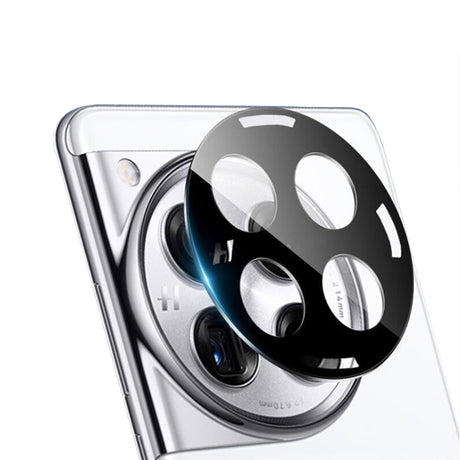 Folie de protectie Techsuit Full Camera Glass compatibil cu OnePlus 12, Negru