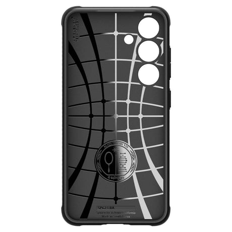 Husa de protectie Spigen Rugged Armor (ACS07346) compatibil cu Samsung Galaxy S24, Negru