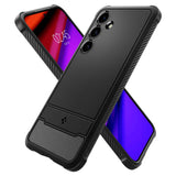 Husa de protectie Spigen Rugged Armor (ACS07346) compatibil cu Samsung Galaxy S24, Negru