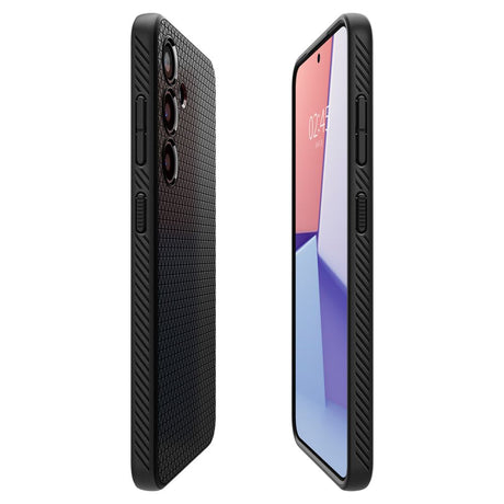 Husa de protectie Spigen Liquid Air (ACS07347) compatibil cu Samsung Galaxy S24, Negru Mat