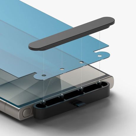 Folie de protectie Ringke Dual Easy Full (set de 2) compatibil cu Samsung Galaxy S24 Ultra, Transparent