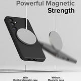 Husa pentru Samsung Galaxy S24 - Ringke Silicone Magnetic MagSafe - Black