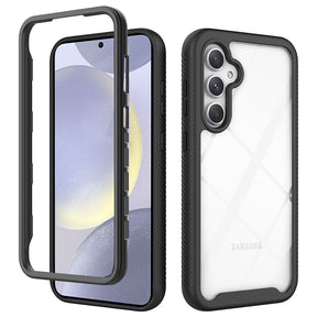 Folie de protectie Techsuit Defense360 Pro + compatibil cu Samsung Galaxy S24 Plus, Negru