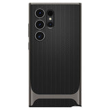 Husa de protectie Spigen Neo Hybrid (ACS07305) compatibil cu Samsung Galaxy S24 Ultra, Gunmetal