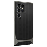 Husa de protectie Spigen Neo Hybrid (ACS07305) compatibil cu Samsung Galaxy S24 Ultra, Gunmetal