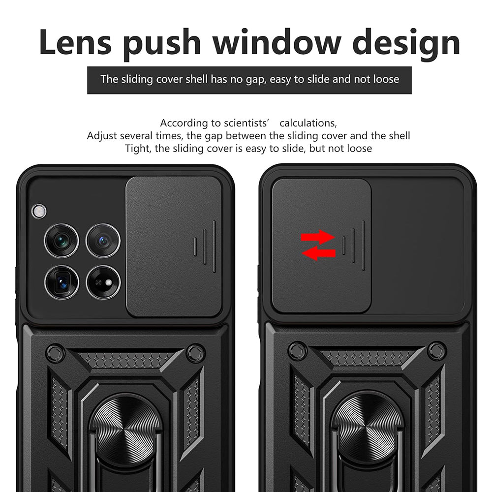 Husa de protectie Techsuit CamShield Series compatibil cu OnePlus 12, Negru