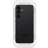 Folie de protectie Spigen (set de 2) Glas.tR EZ-FIT (AGL07440) compatibil cu Samsung Galaxy S24 / S25, Transparent