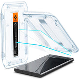 Folie de protectie Spigen (set de 2) Glas.tR EZ-FIT (AGL07495) compatibil cu Samsung Galaxy S24 Ultra, Transparent