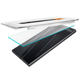 Folie de protectie Spigen (set de 2) Glas.tR EZ-FIT (AGL07495) compatibil cu Samsung Galaxy S24 Ultra, Transparent