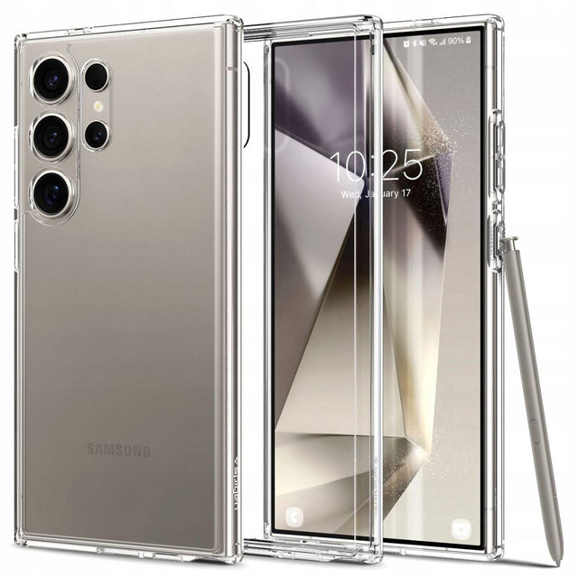 Husa de protectie Spigen Ultra Hybrid (ACS07292) compatibil cu Samsung Galaxy S24 Ultra, Transparent