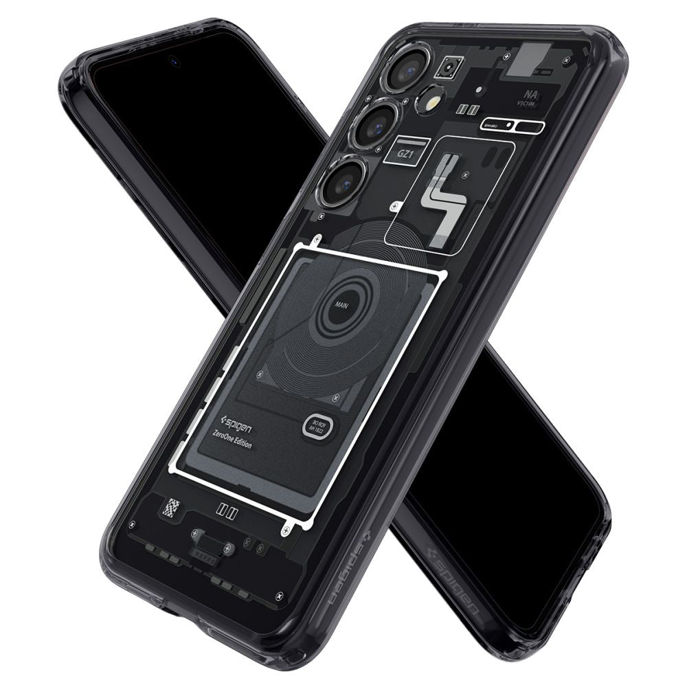 Husa de protectie Spigen Ultra Hybrid Zero One (ACS07350) compatibil cu Samsung Galaxy S24, Negru Mat