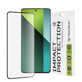 Folie de protectie Techsuit 111D Full Cover / Full Glue Glass compatibil cu Xiaomi Redmi Note 13 Pro 5G / Poco X6, Negru