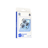 Folie de protectie Lito S+ Camera Glass compatibil cu iPhone 17, Albastru Deschis