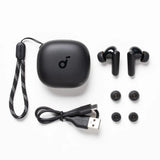 Casti Anker R50i (A3949G21), with Charging Case, Extra-bass, AI-Enhanced Calls, Alb