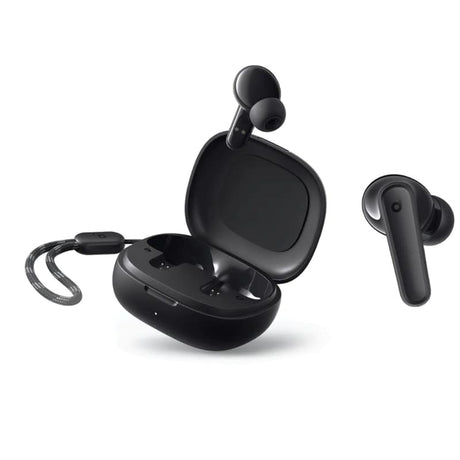 Casti Anker R50i (A3949G11), with Charging Case, Extra-bass, AI-Enhanced Calls, Negru