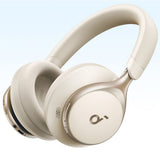 Casti Anker Wireless SoundCore Space One (A3035G21), Bluetooth 5.3, Active Noise Cancelling, Hi-Res, Alb