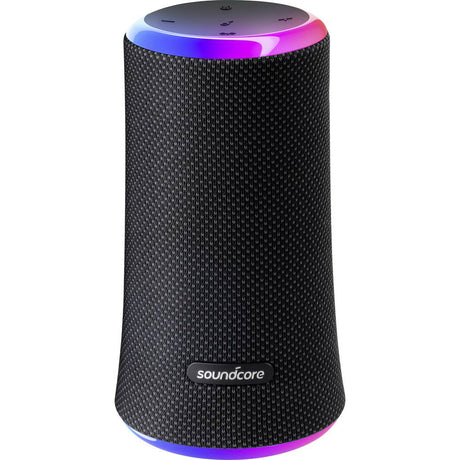 Casti Anker Wireless Speaker Flare II (A3165G11), Bluetooth 50, RGB LED Lights, 20W, Negru