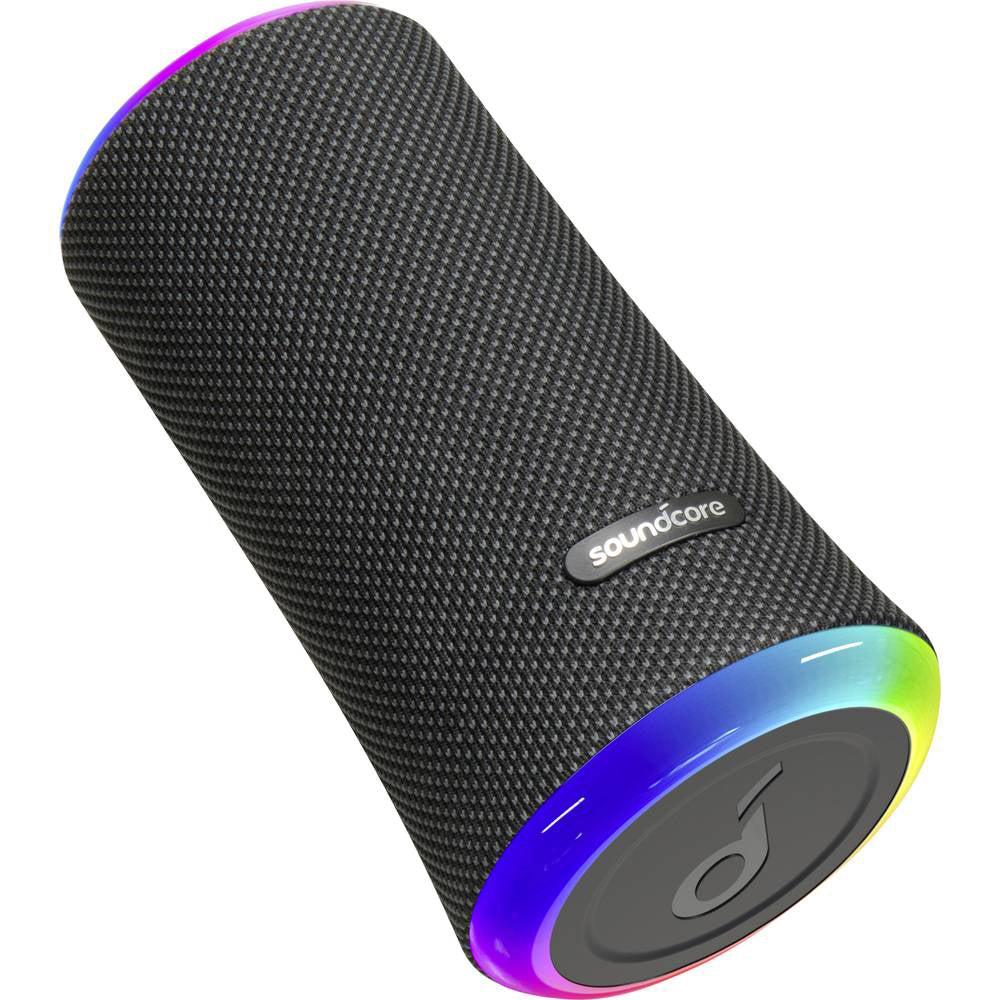 Casti Anker Wireless Speaker Flare II (A3165G11), Bluetooth 50, RGB LED Lights, 20W, Negru