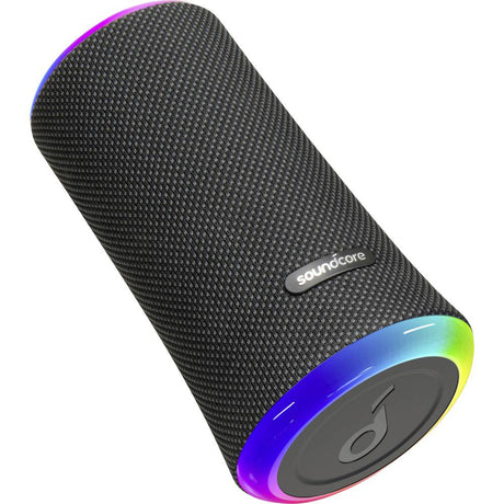 Casti Anker Wireless Speaker Flare II (A3165G11), Bluetooth 50, RGB LED Lights, 20W, Negru