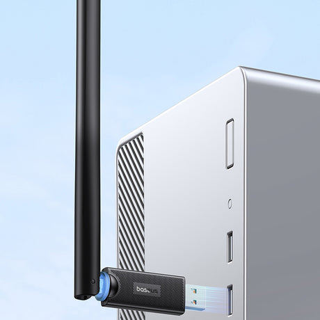 Adaptor Baseus Router Wi-Fi FastJoy BS-OH173 (B01317600111-02), Adapter, 650Mbps, 2.4G/5GHz USB Network, Negru