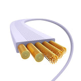 Cablu Baseus Free2Draw Mini (P10364500511-00), Type-C to Type-C, 100W, 1m, Retractable, Nebula Purple